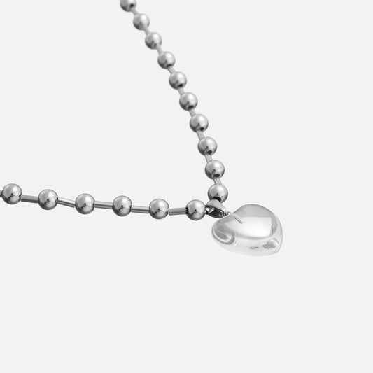 Clarity Necklace - Silver by Arley London — view 2