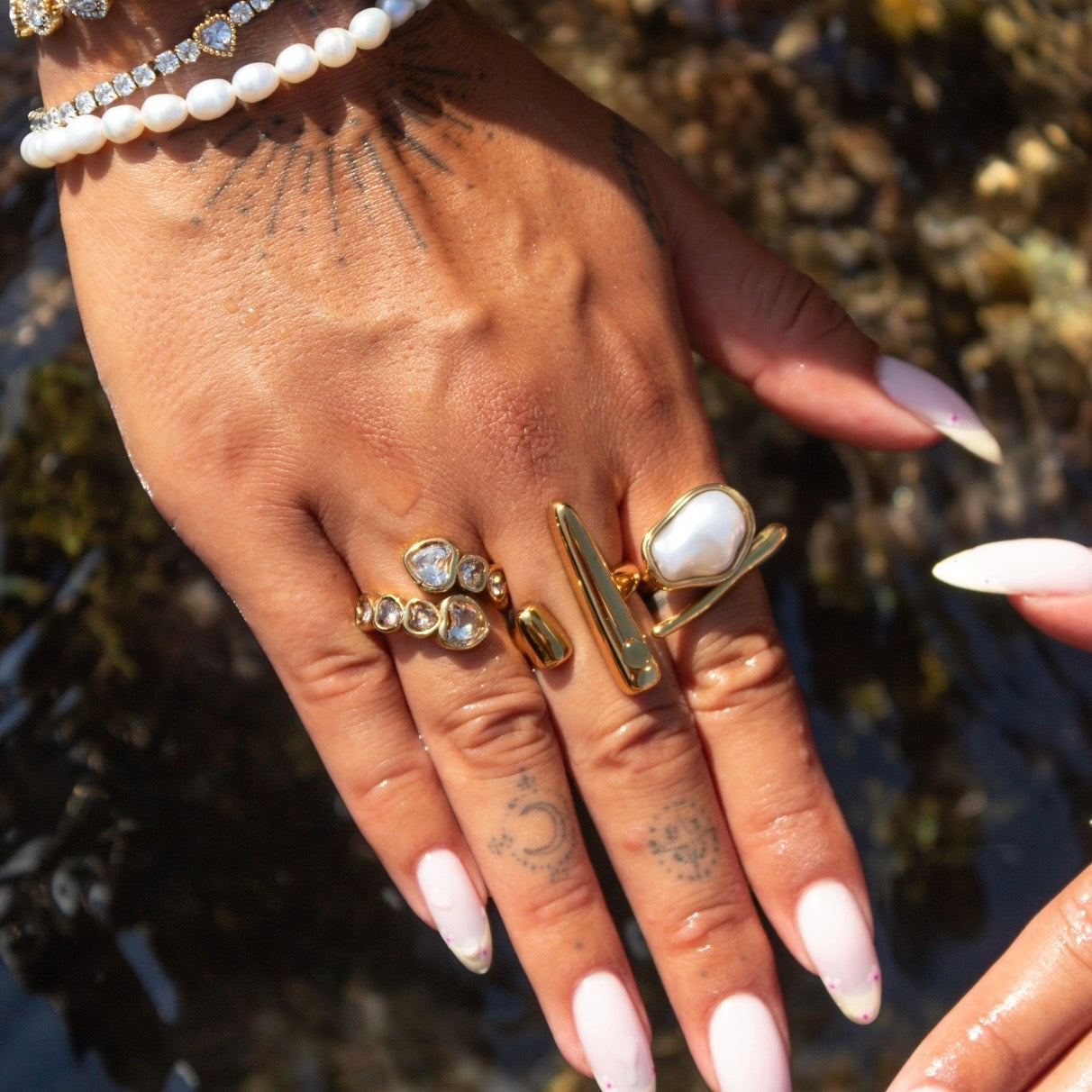 Nerea Ring (Adjustable) by Arley London — view 5