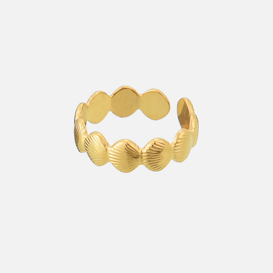 Seashell Ring (Adjustable) by Arley London — view 2