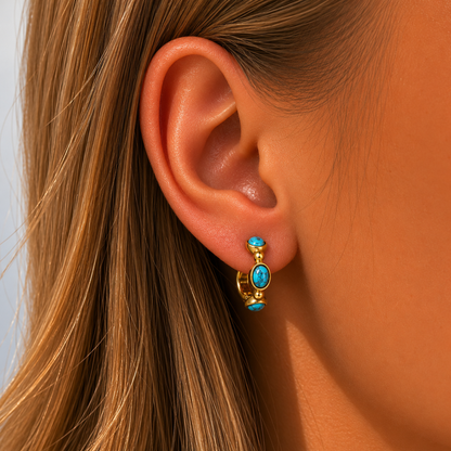 Adelaide Earrings by Arley London — view 3