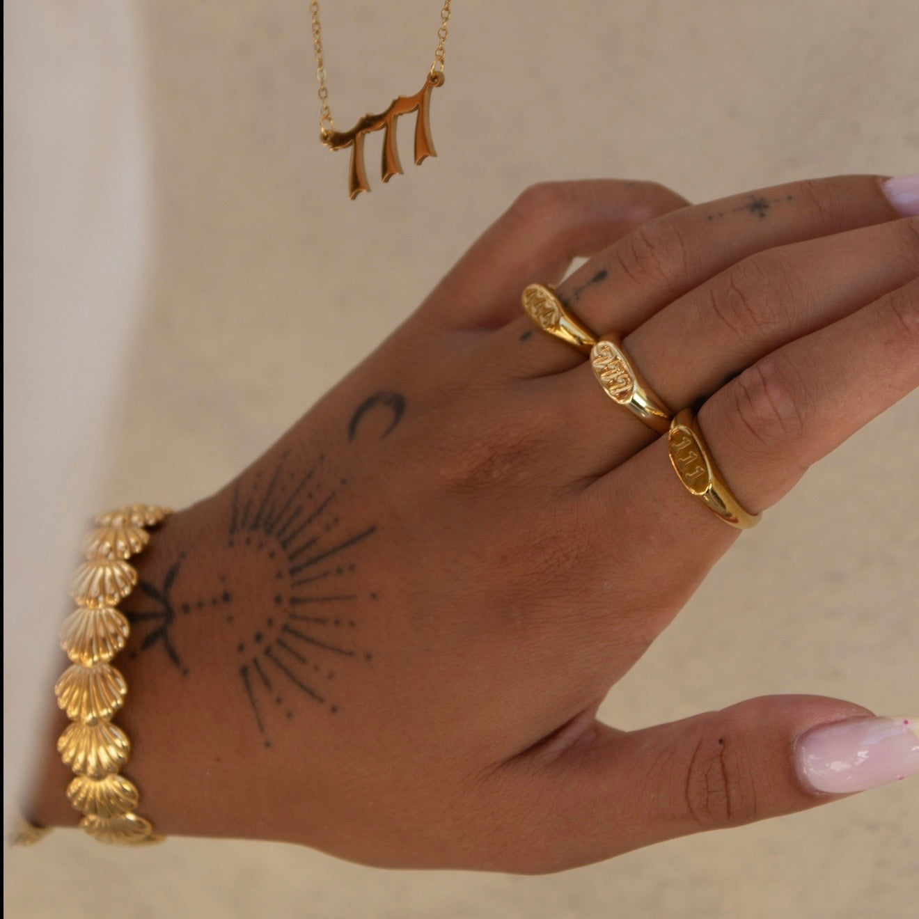 Aligned Ring by Arley London — view 4
