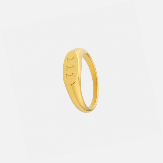Angel Numbers Ring by Arley London — view 2