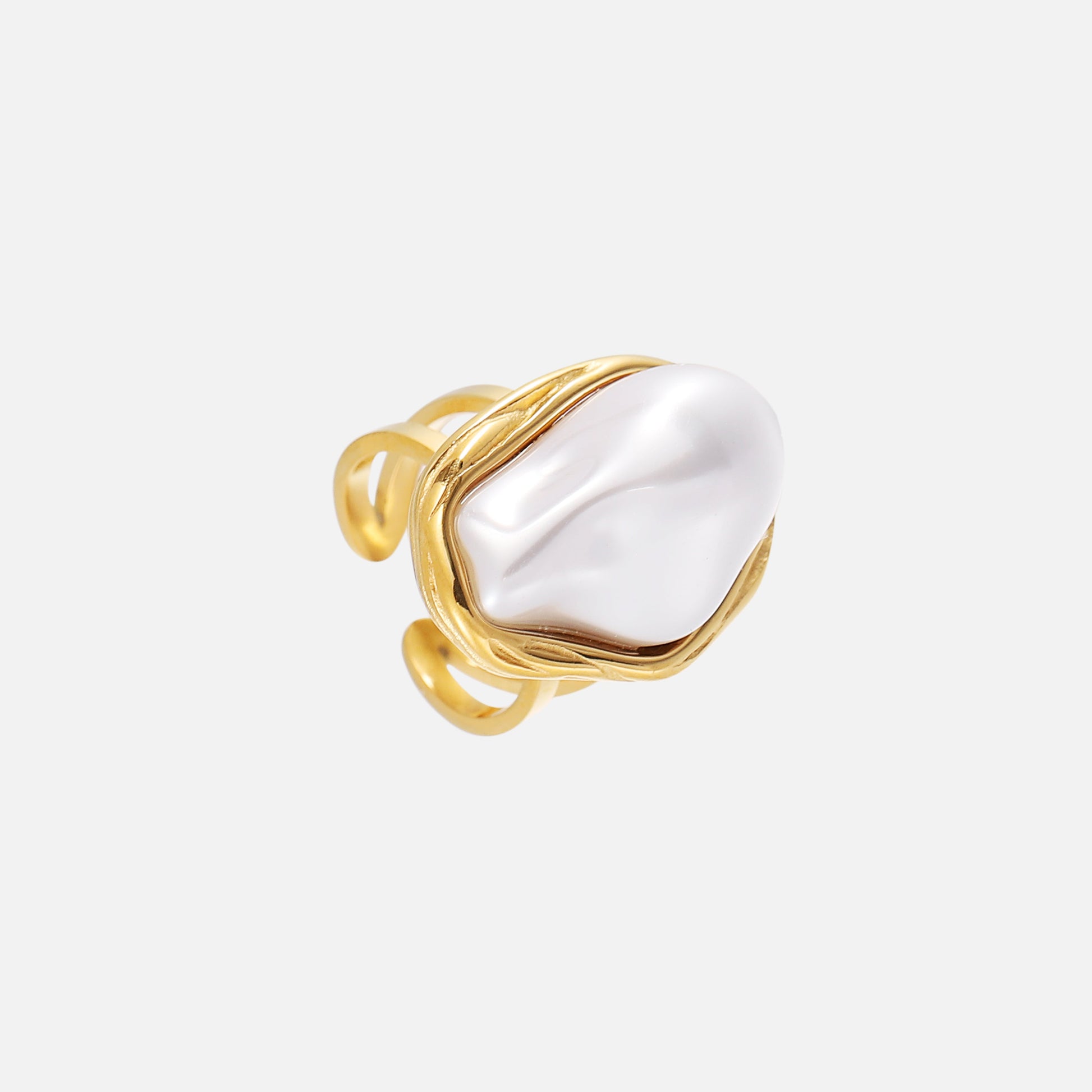 Aurapearl Ring (Adjustable) by Arley London — view 2