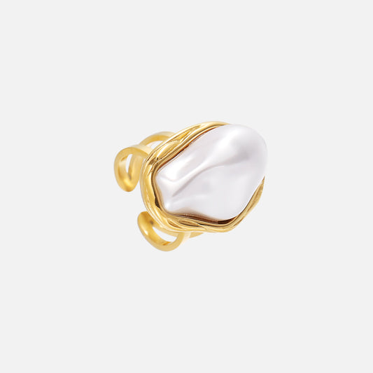 Aurapearl Ring (Adjustable) by Arley London — view 2