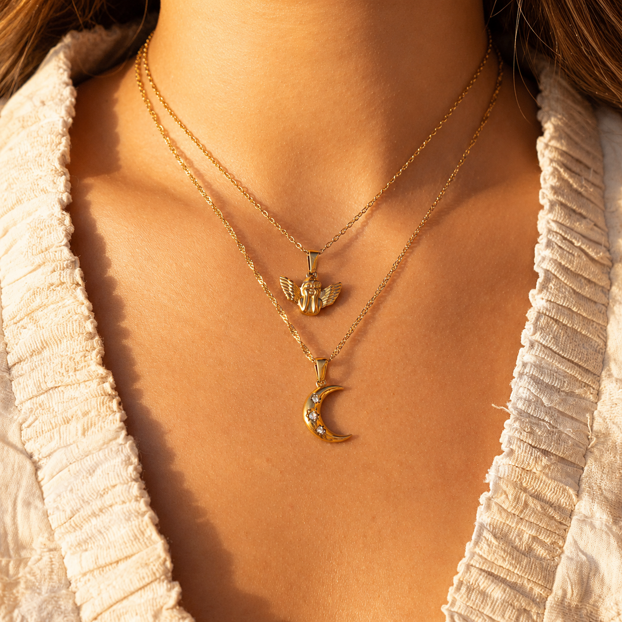 Aurielle Necklace by Arley London — view 3