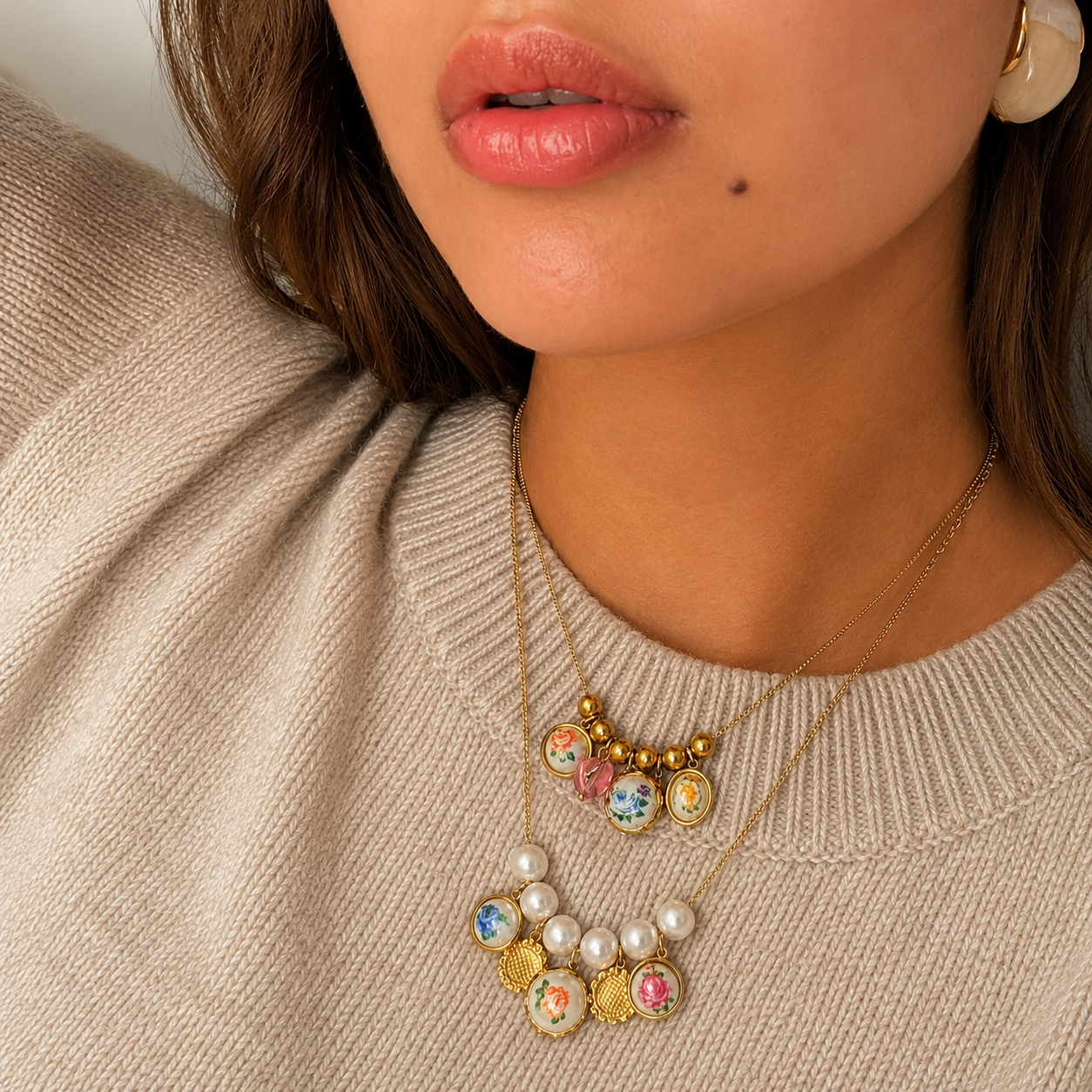 Cela Necklace by Arley London — view 3