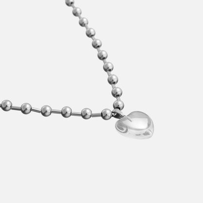 Clarity Necklace - Silver by Arley London — view 2