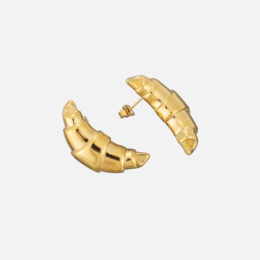Croissantia Earrings by Arley London — view 2