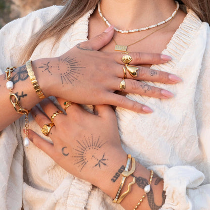 Daisy Ring (Adjustable) by Arley London — view 3