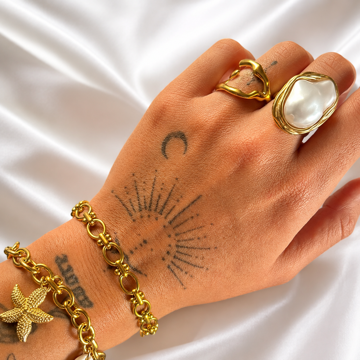 Drift Ring (Adjustable) by Arley London — view 4