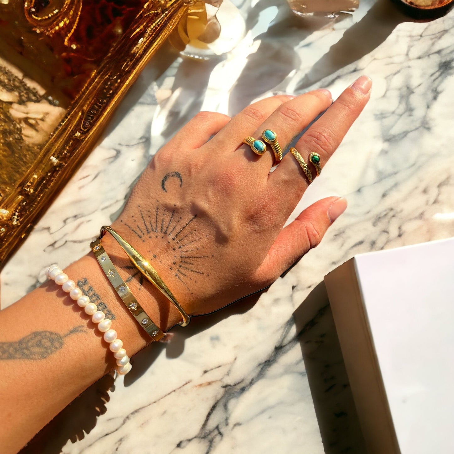 Elysia Ring (Adjustable) by Arley London — view 3