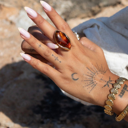 Ember Ring (Adjustable) by Arley London — view 3