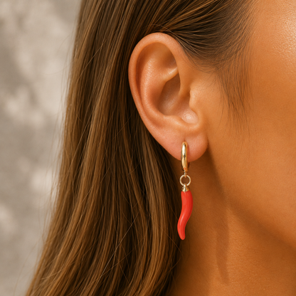 Fiamma Earrings by Arley London — view 3