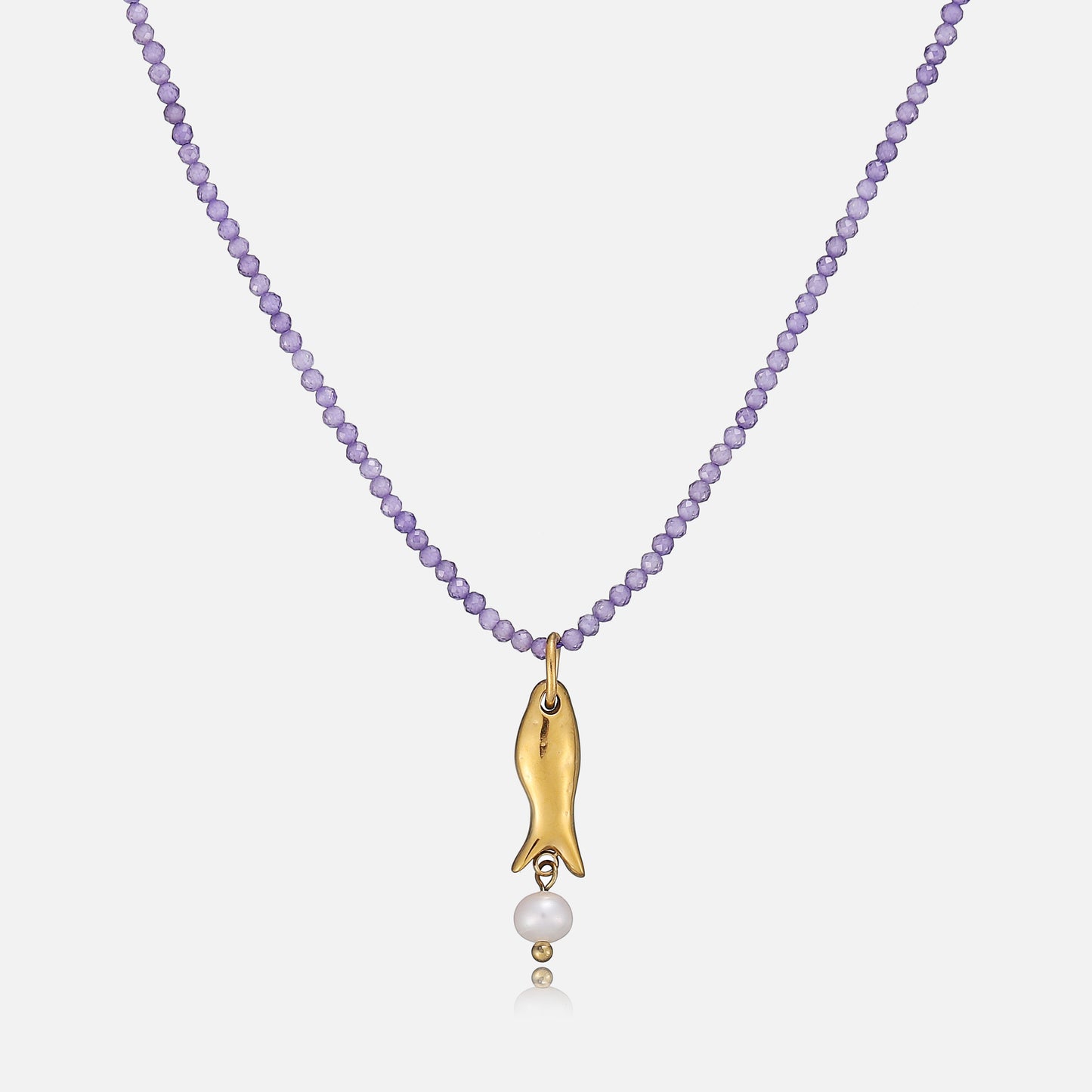 Fishy Necklace by Arley London — view 1