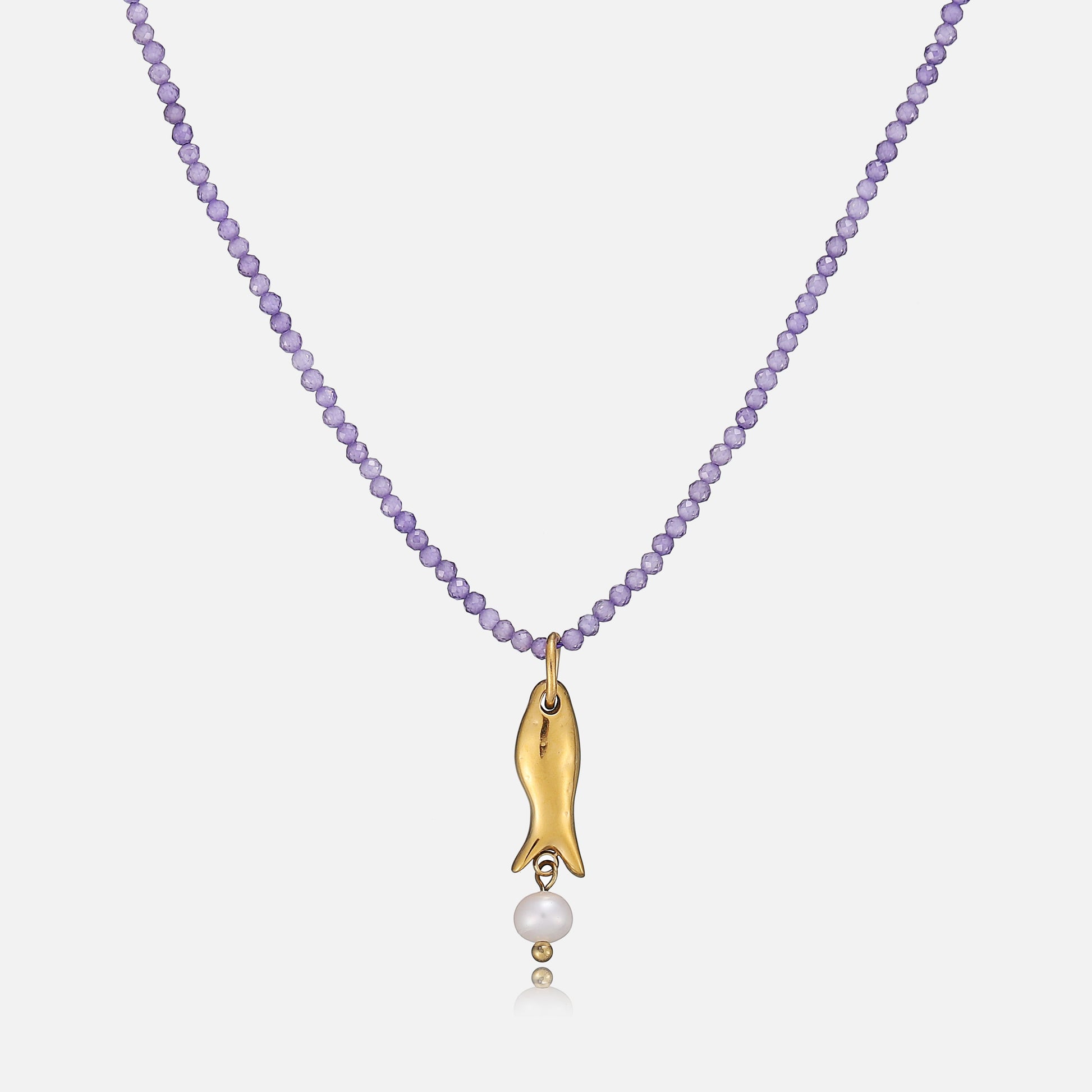 Fishy Necklace by Arley London — view 1