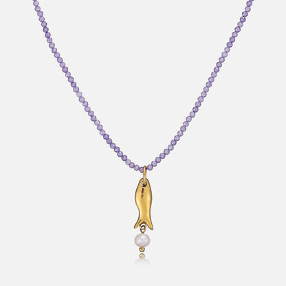 Fishy Necklace by Arley London — view 1