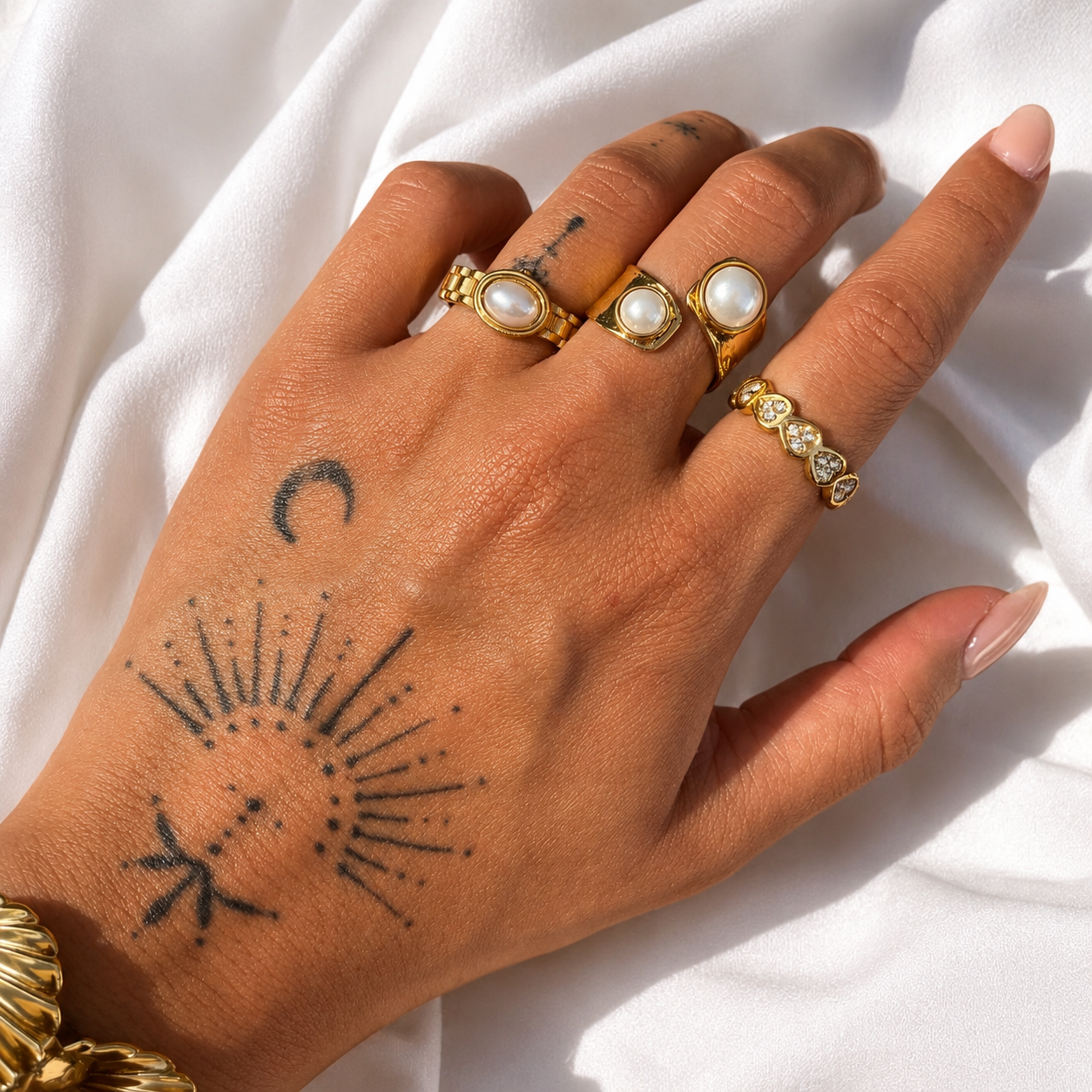 Isolde Ring (Adjustable) by Arley London — view 4
