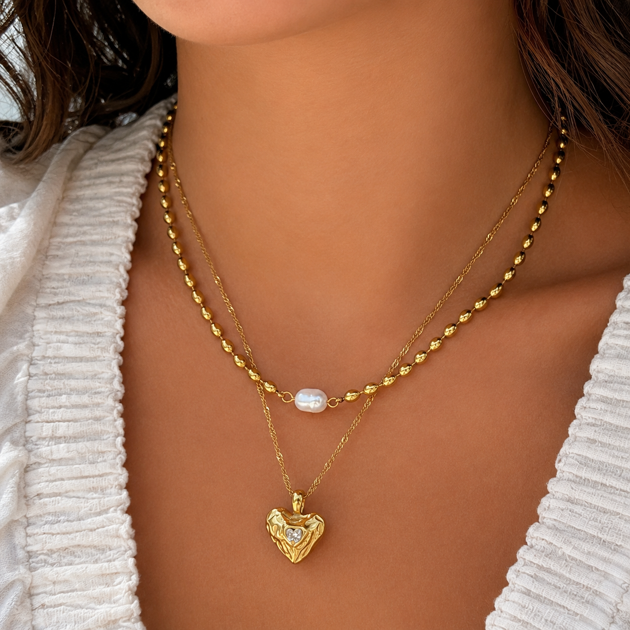 Livera Necklace by Arley London — view 3