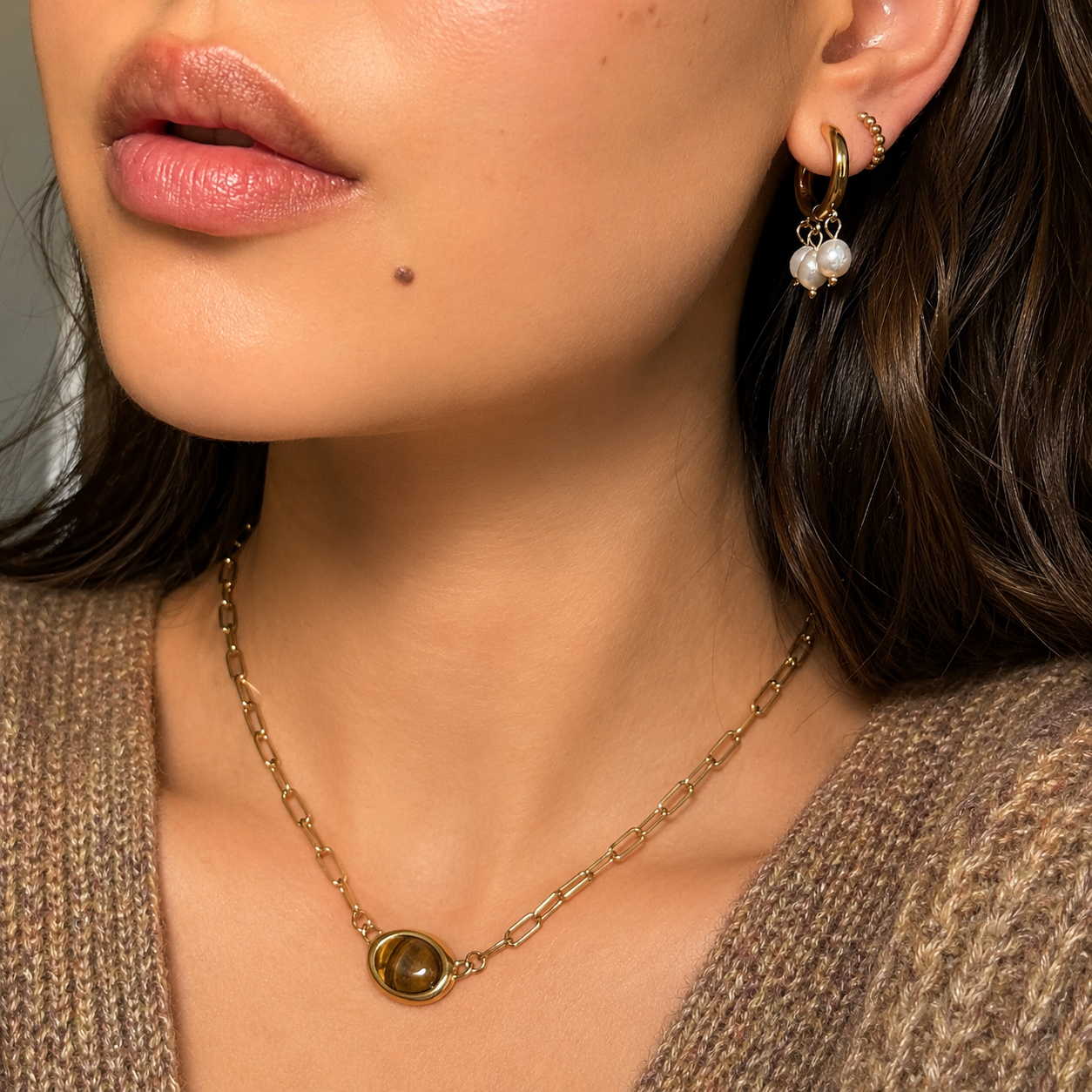 Luméa Earrings by Arley London — view 3