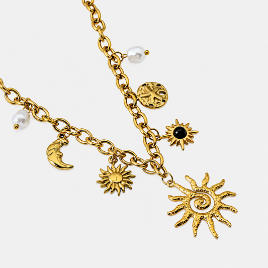 Lunelle Necklace by Arley London — view 2