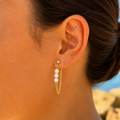 Lunette Earrings by Arley London — view 3