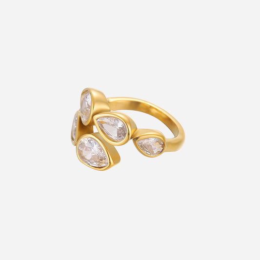 Lustre Ring (Adjustable) by Arley London — view 1