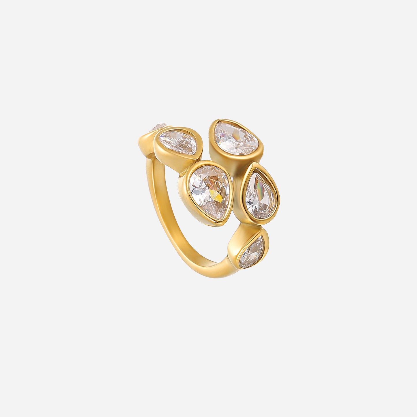 Lustre Ring (Adjustable) by Arley London — view 2