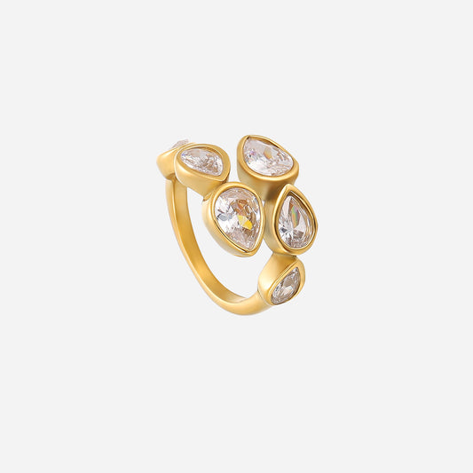 Lustre Ring (Adjustable) by Arley London — view 2