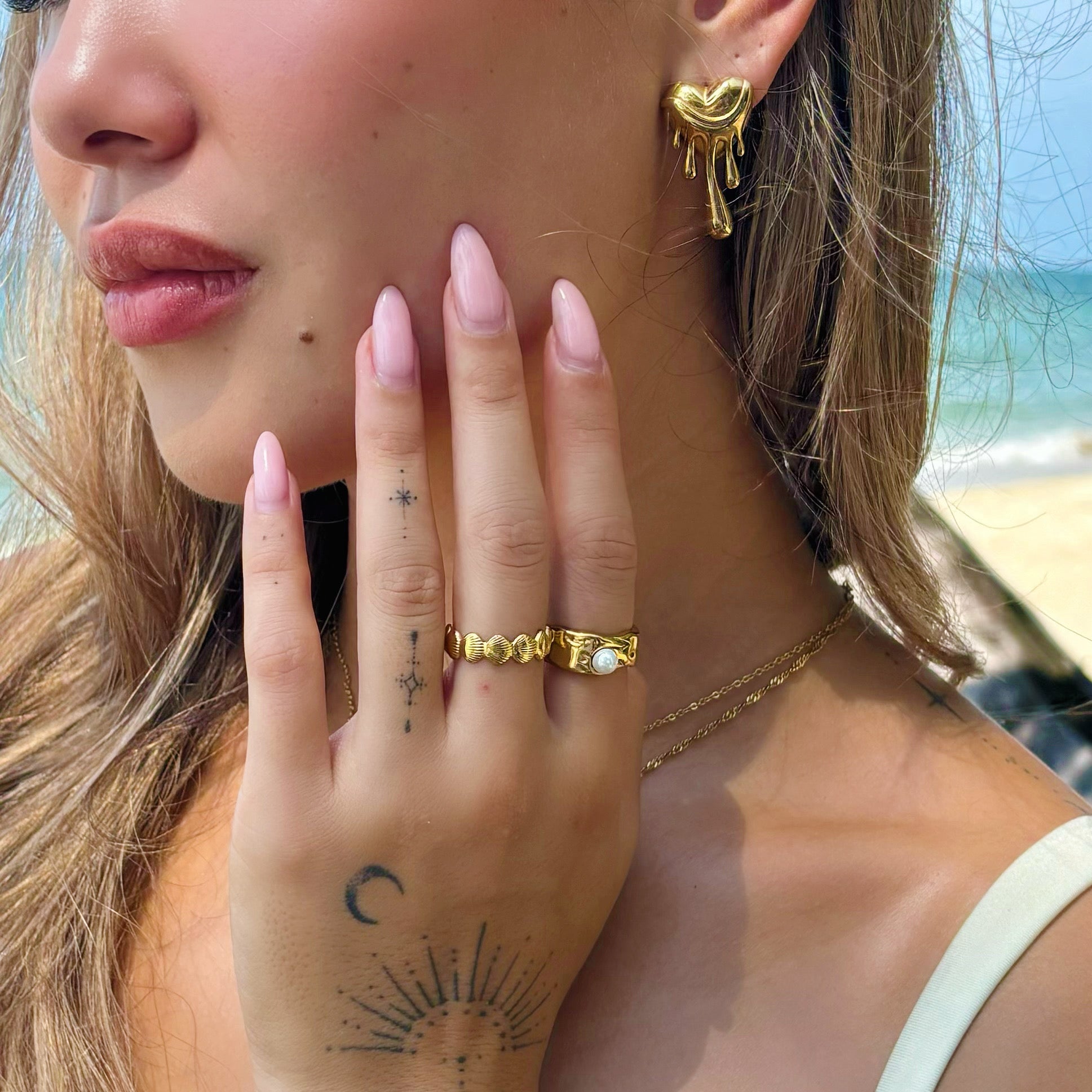 Meltdown Earrings by Arley London — view 4