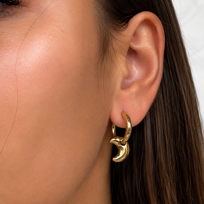 Moony Earrings by Arley London — view 3