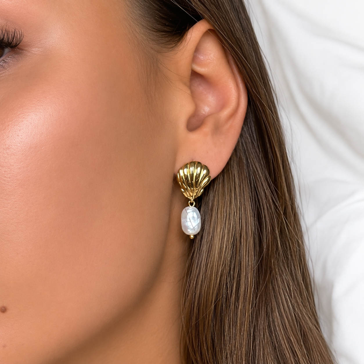 Oceana Earrings by Arley London — view 3