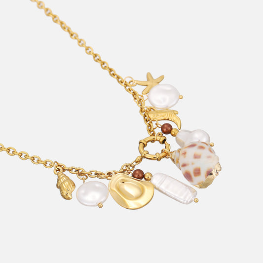 Oceana Necklace by Arley London — view 2