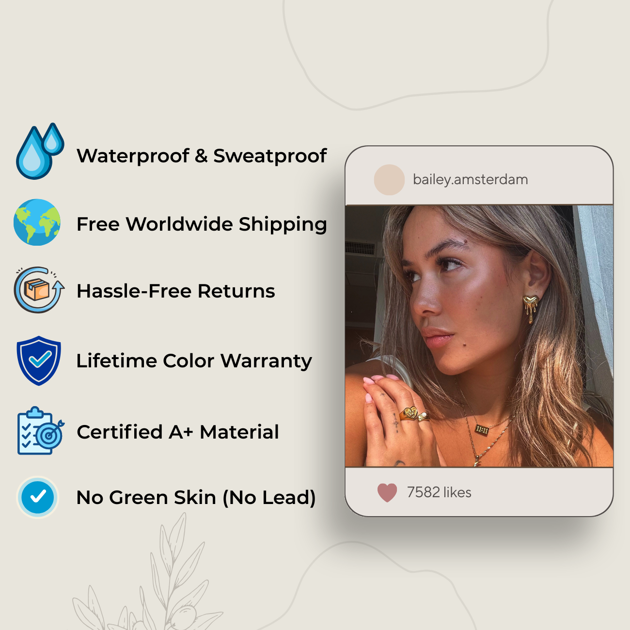 Ora Ring (Adjustable) by Arley London — view 5