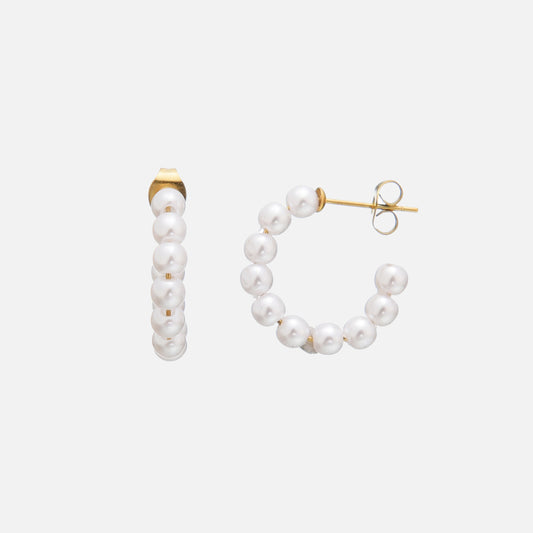 Pearl Earrings by Arley London — view 1