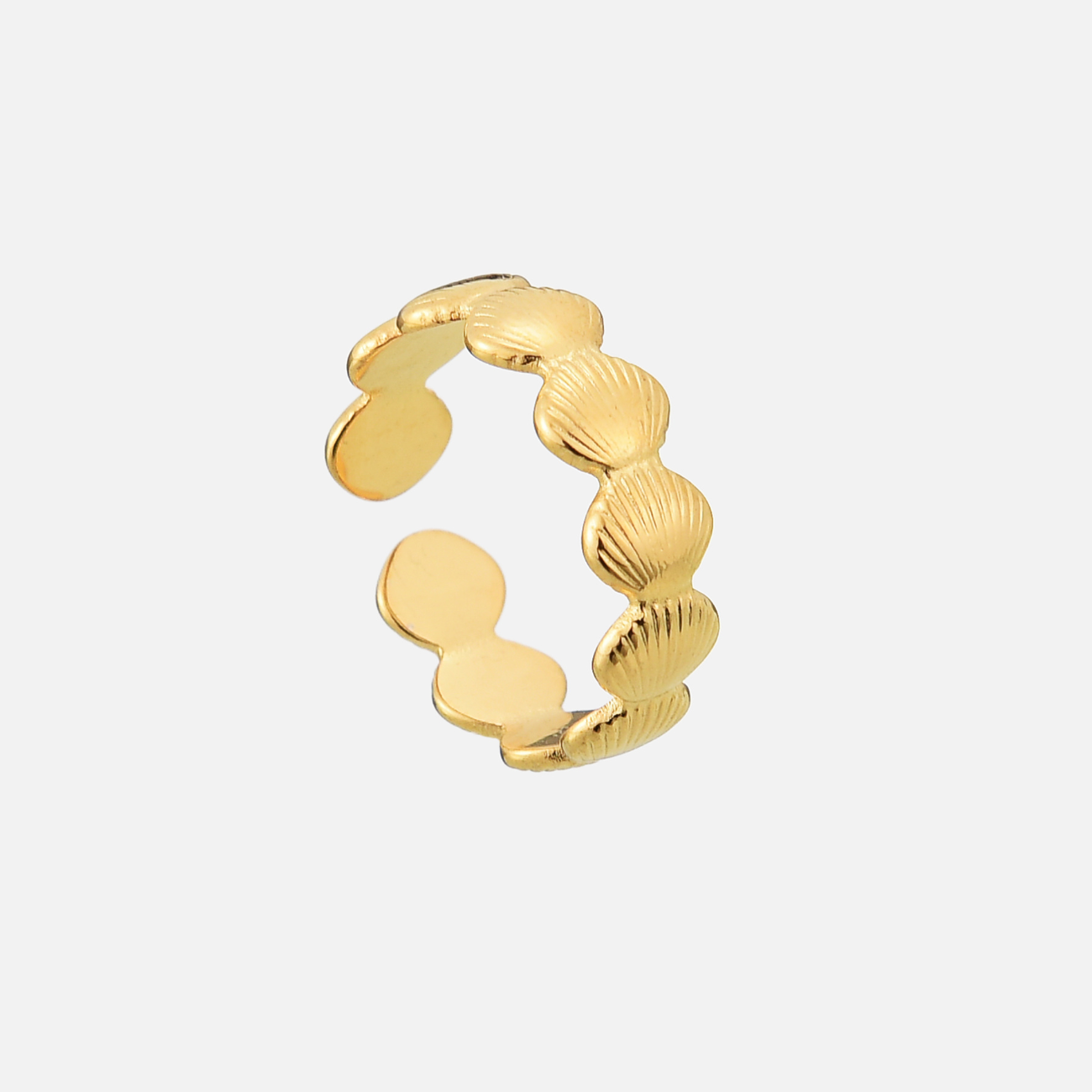 Seashell Ring (Adjustable) by Arley London — view 1