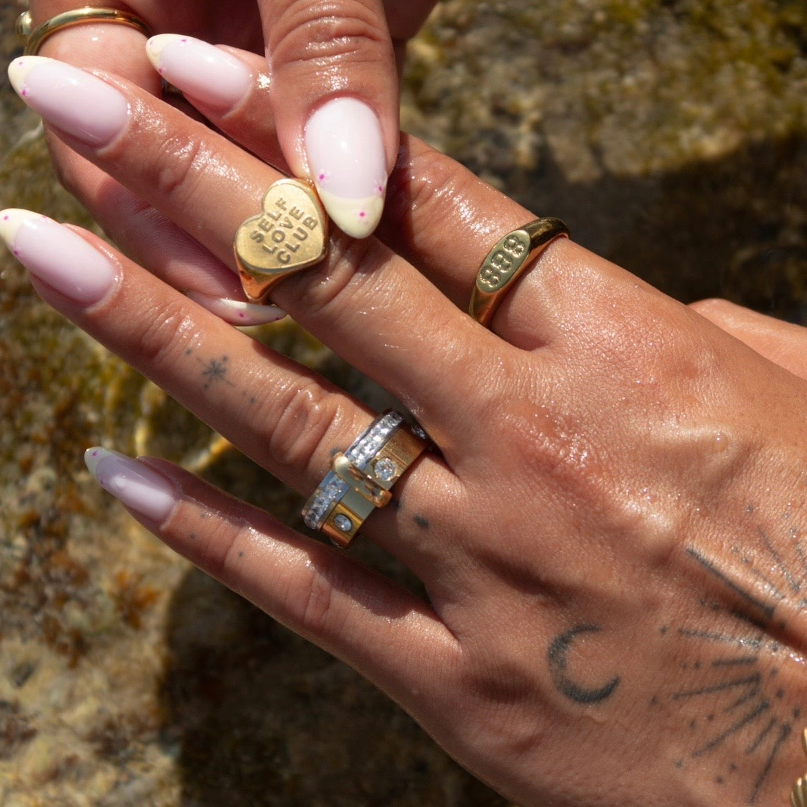 Self Love Club Ring by Arley London — view 4