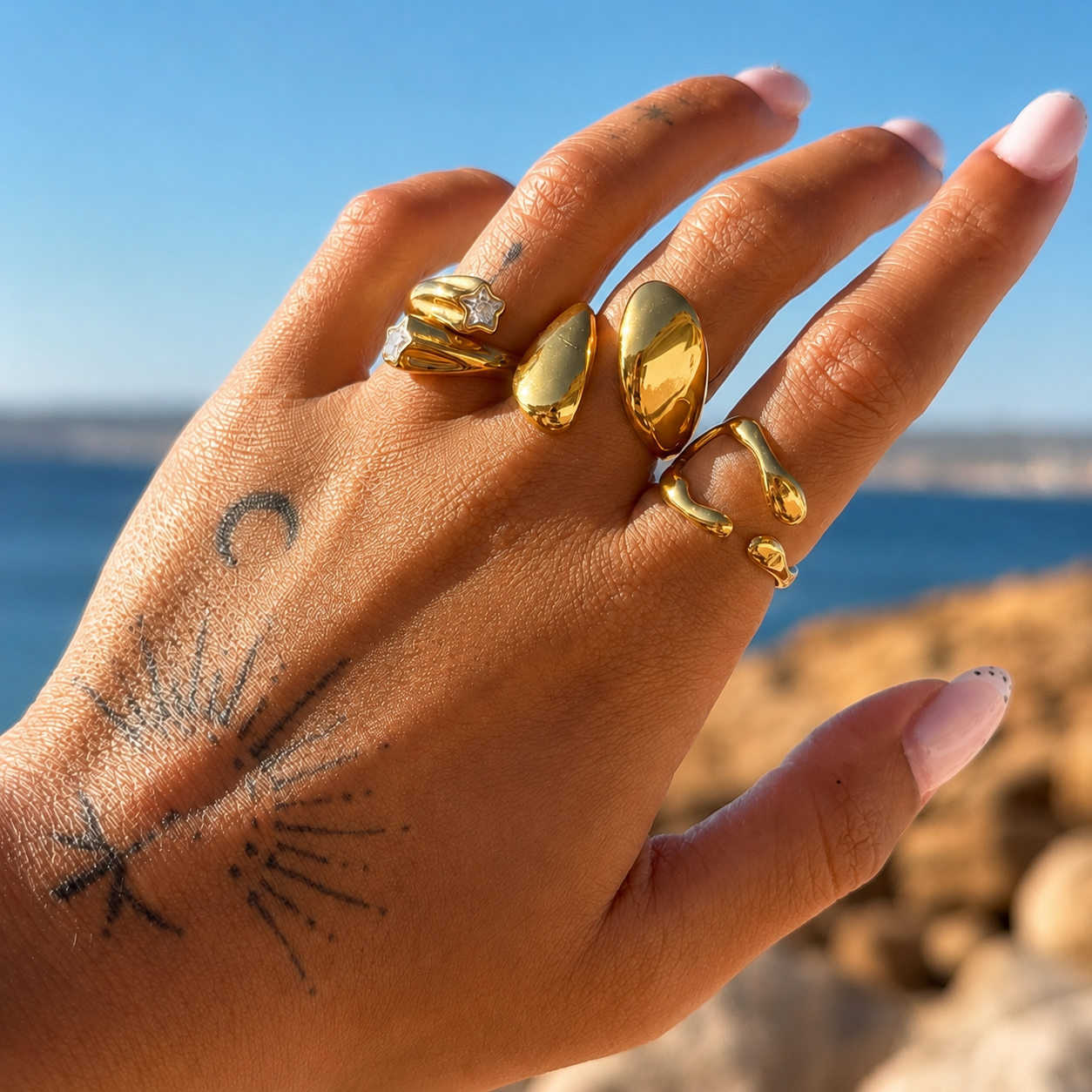 Solstice Ring (Adjustable) by Arley London — view 3
