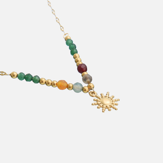 Sun Necklace by Arley London — view 2