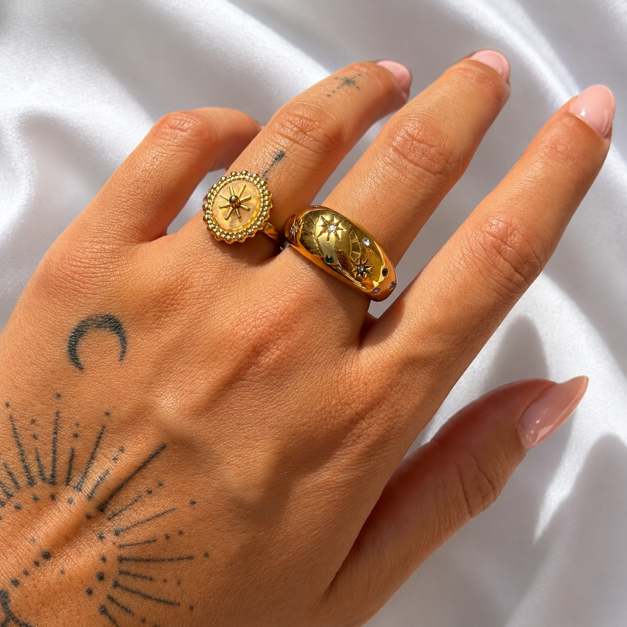Sunstone Ring (Adjustable) by Arley London — view 3