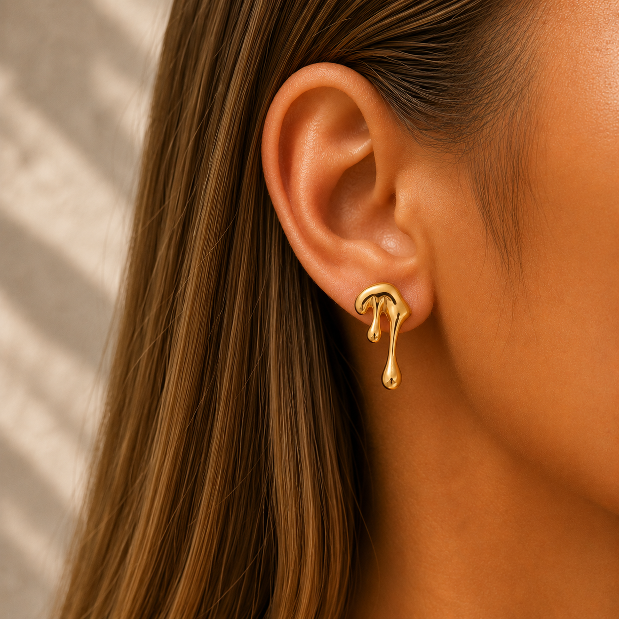 Teardrop Earrings by Arley London — view 3