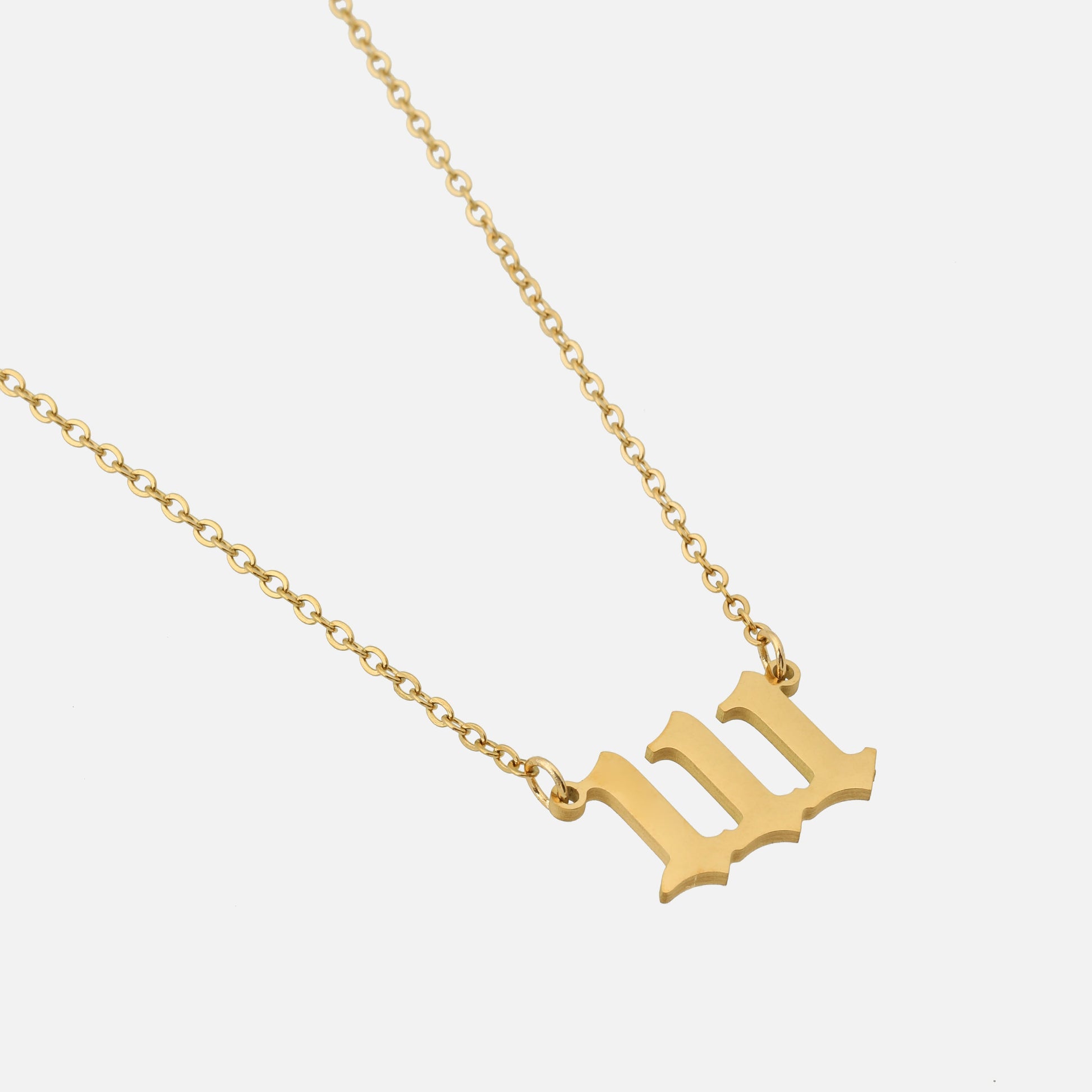 Vintage Angel Numbers Necklace by Arley London — view 2